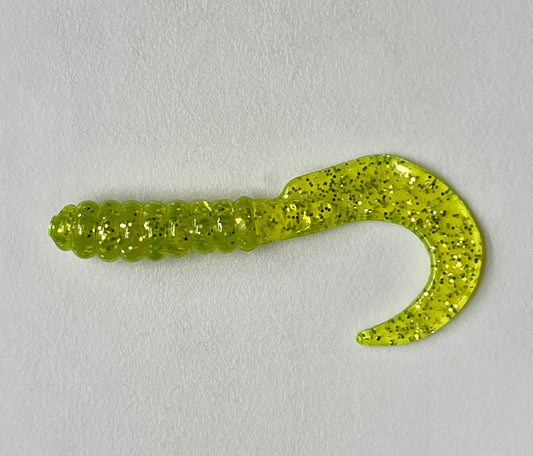 3 Inch Curly Tail Grub (15 Pack)